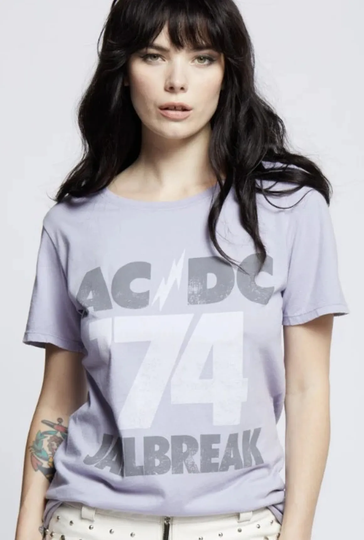 AC/DC Jailbreak '74 Boyfriend Band Tee *Online Only*