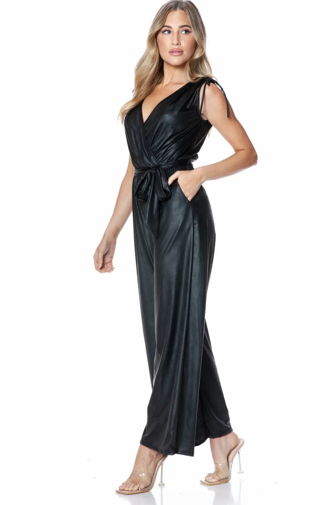 Ariella Belted Jumpsuit