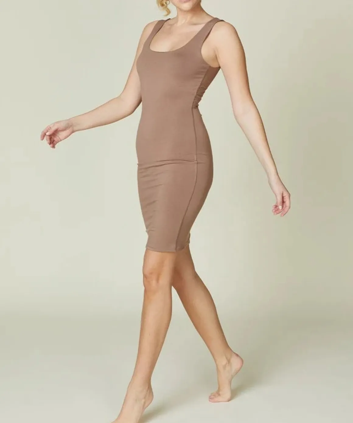 bamboo_double_layered_tan_4.webp Bamboo Double Layered Tank Dress *Online Only*