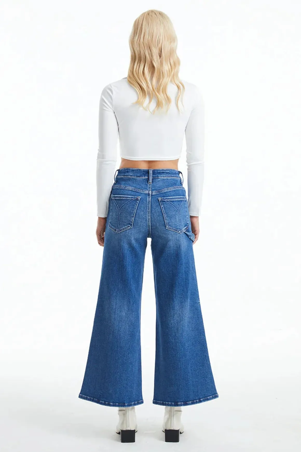 bayeas_carpenter_wide_leg_3.webp Bayeas Carpenter Wide Leg Flare Jeans