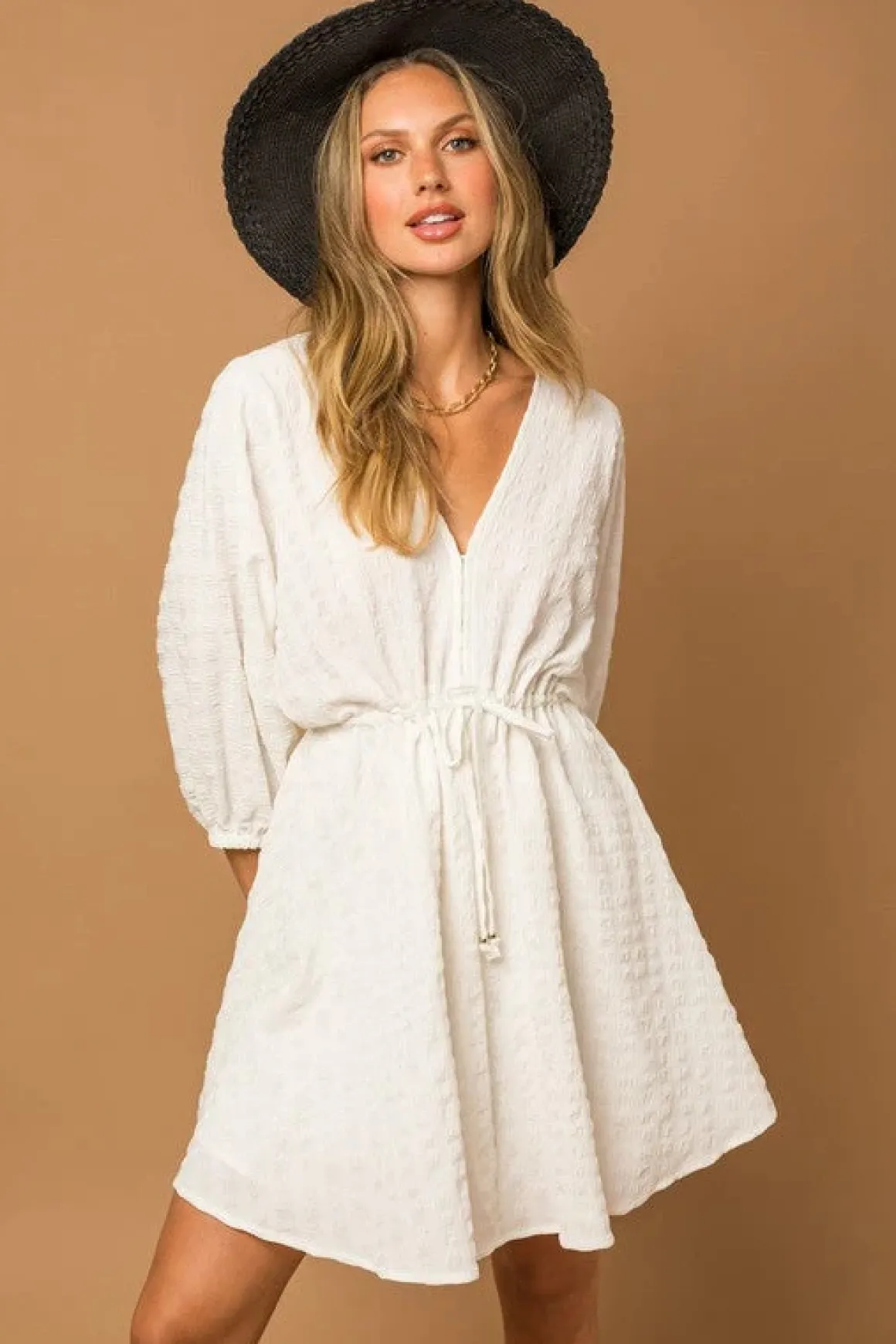 blouson_seersucker_batwin_13.webp Blouson Seersucker Batwing Dress * Online Only*