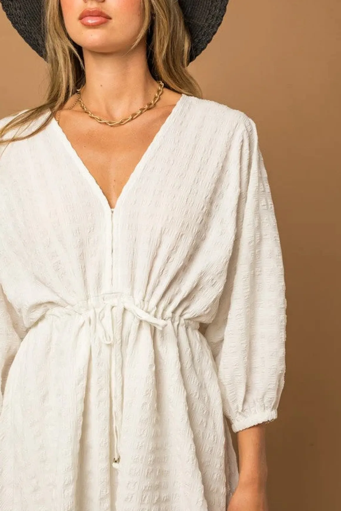 blouson_seersucker_batwin_9.webp Blouson Seersucker Batwing Dress * Online Only*