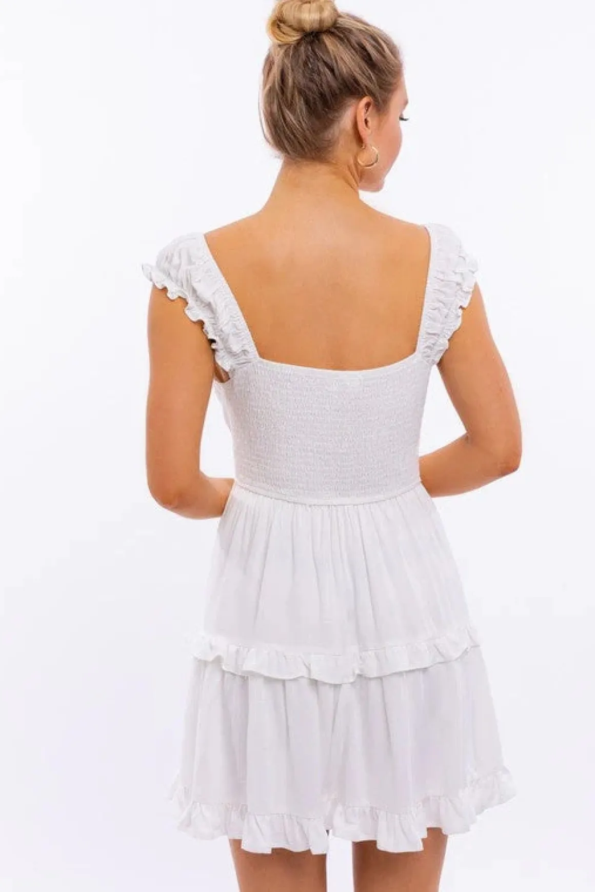 cap_sleeve_ruffle_mini_dr_11.webp Cap Sleeve Ruffle Mini Dress *Online Only*