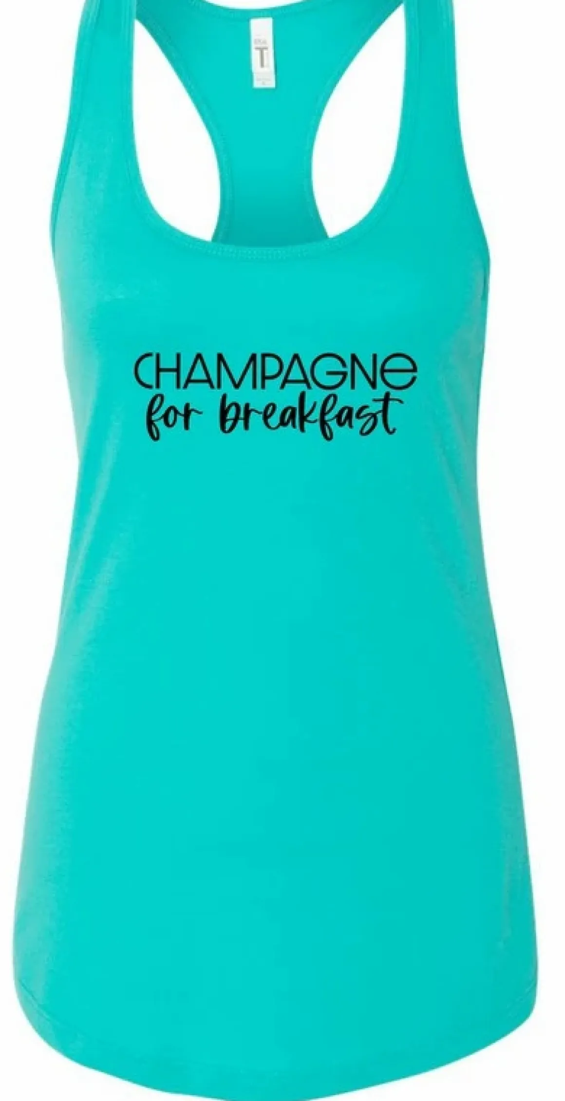 Champagne for Breakfast Summer Graphic Tank *Online Only*
