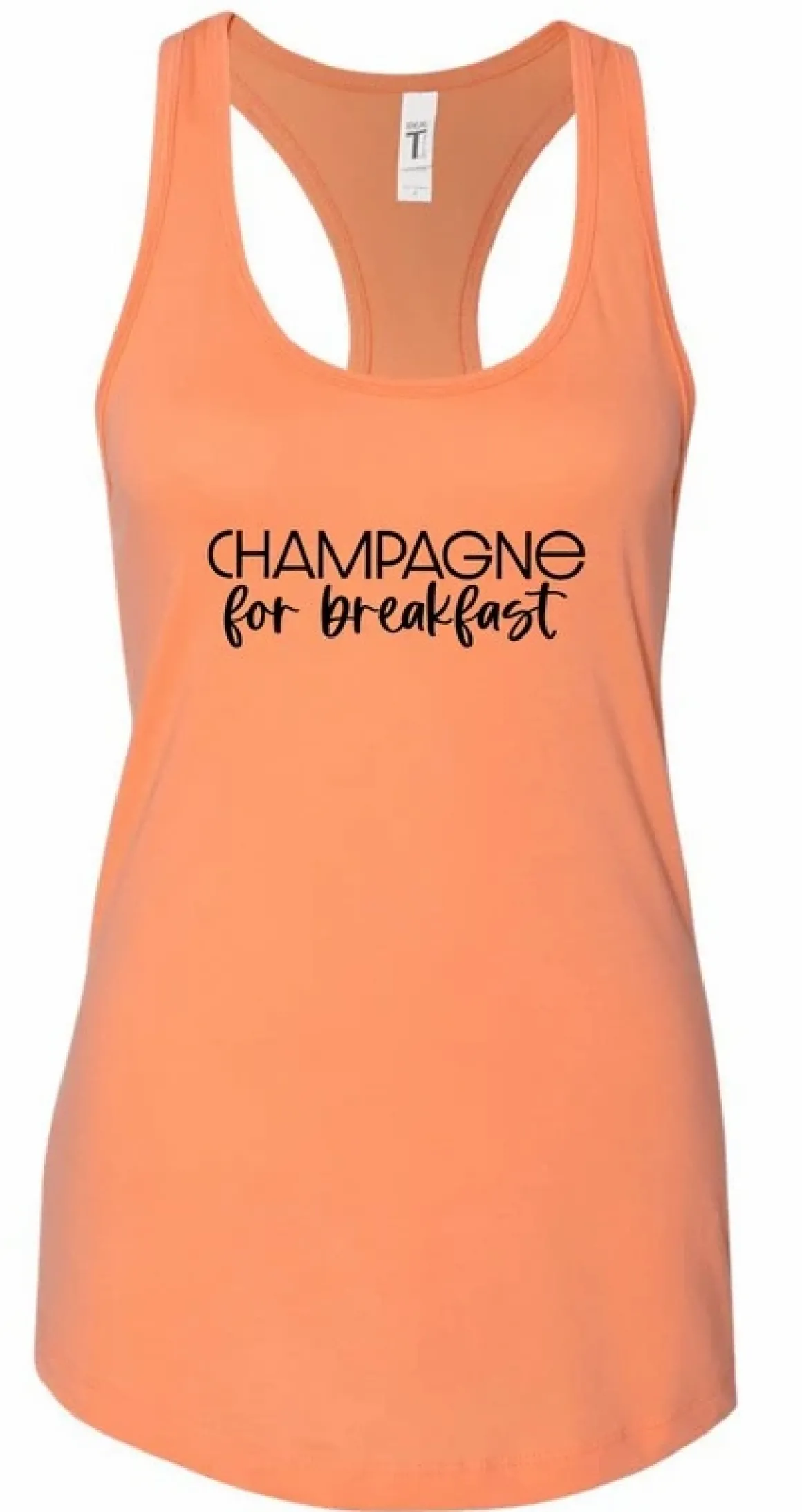 champagne_for_breakfast_s_3.webp Champagne for Breakfast Summer Graphic Tank *Online Only*