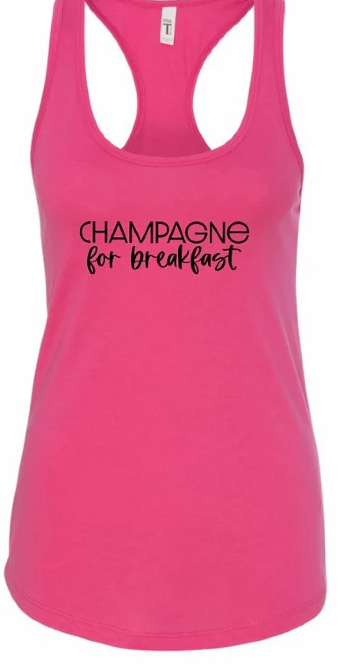 champagne_for_breakfast_s_6.webp Champagne for Breakfast Summer Graphic Tank *Online Only*