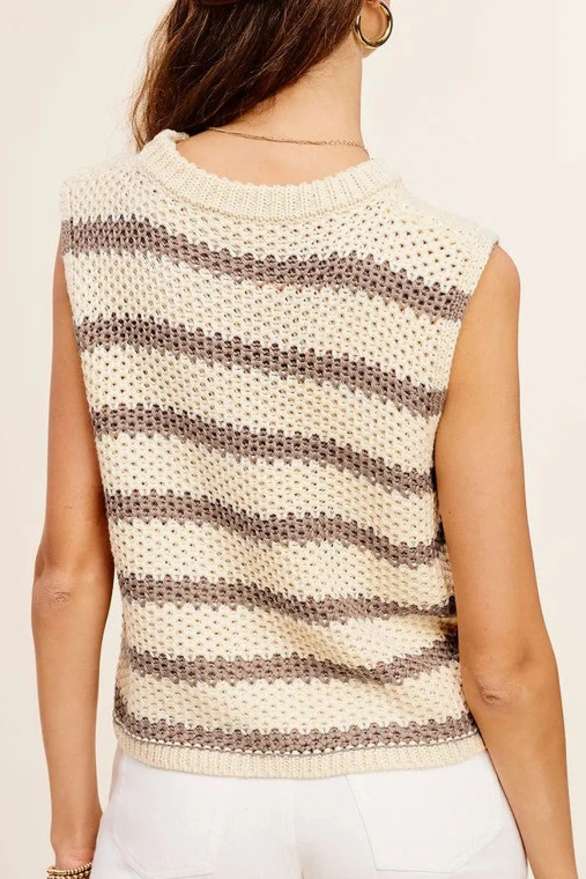 chunky_stripe_sleeveless__17.webp Chunky Stripe Sleeveless Sweater Top *Online Only*