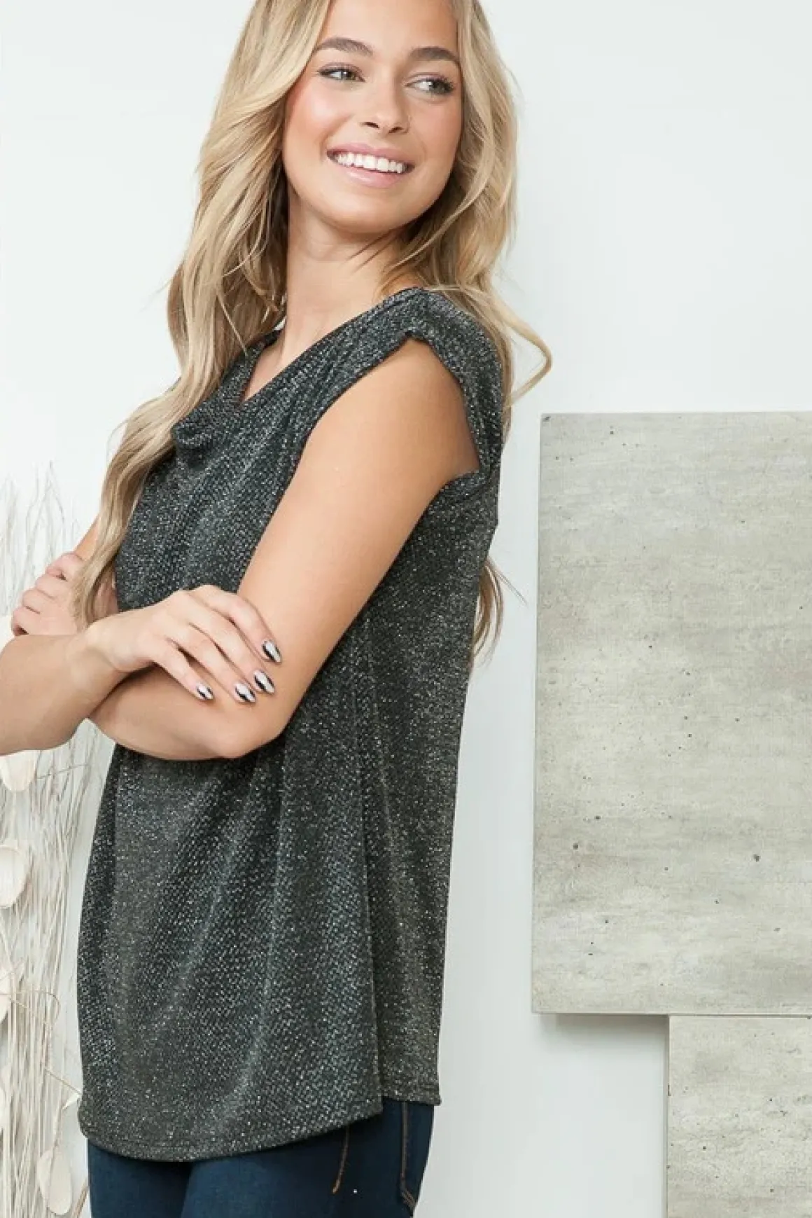 cowl_neck_metallic_top_on_7.webp Cowl Neck Metallic Top *Online Only*