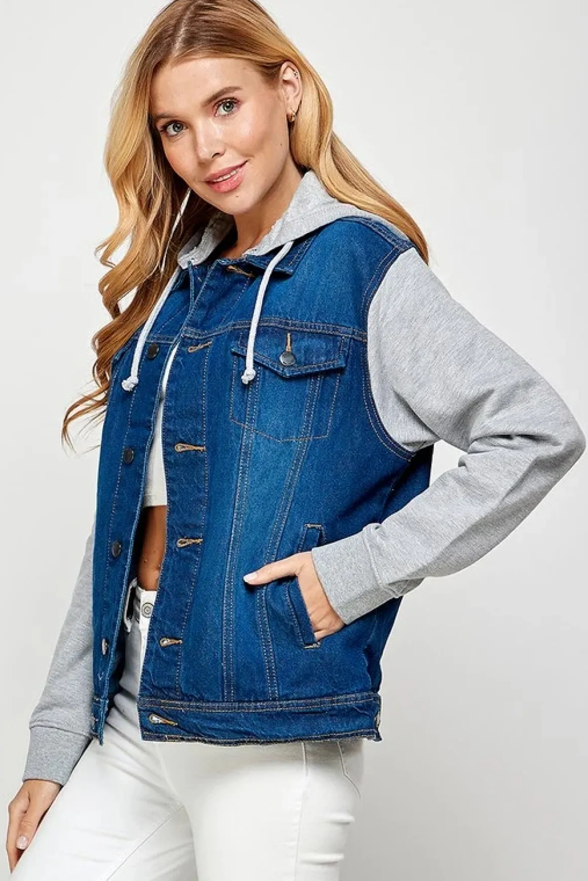 denim_jacket_with_hood_on_15.webp Denim Jacket with Hood *Online Only*
