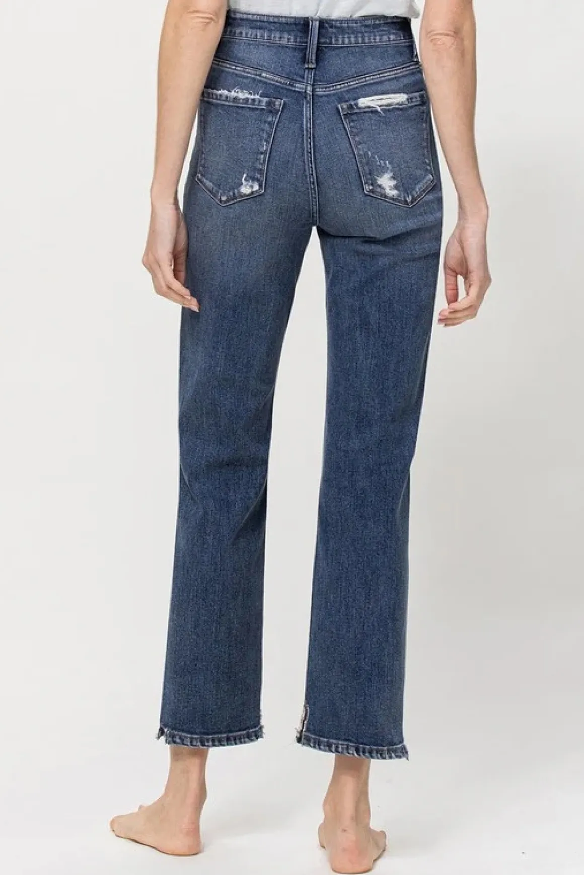 distressed_high_rise_ankl_10.webp Distressed High Rise Ankle Jeans *Online Only*