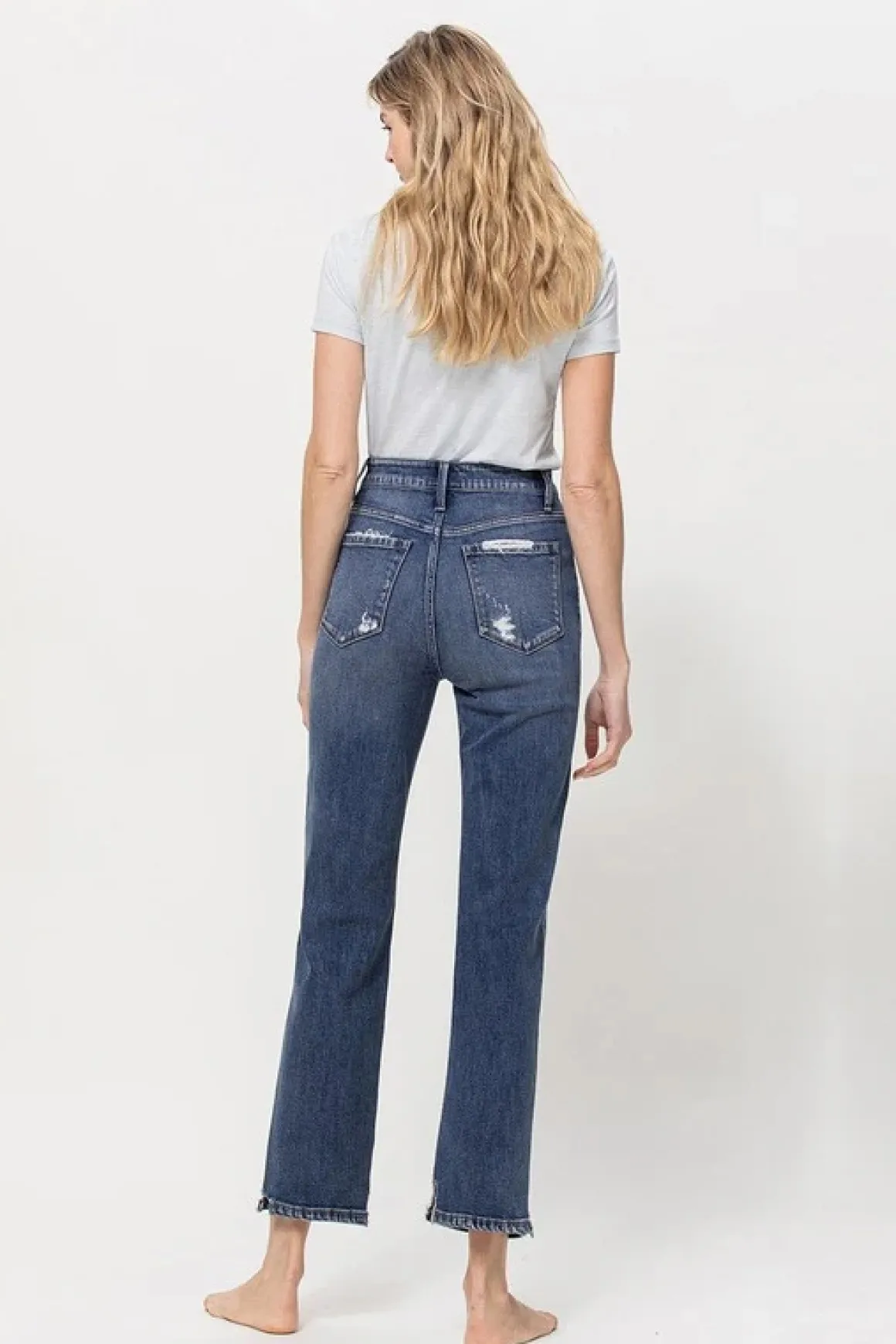 distressed_high_rise_ankl_12.webp Distressed High Rise Ankle Jeans *Online Only*