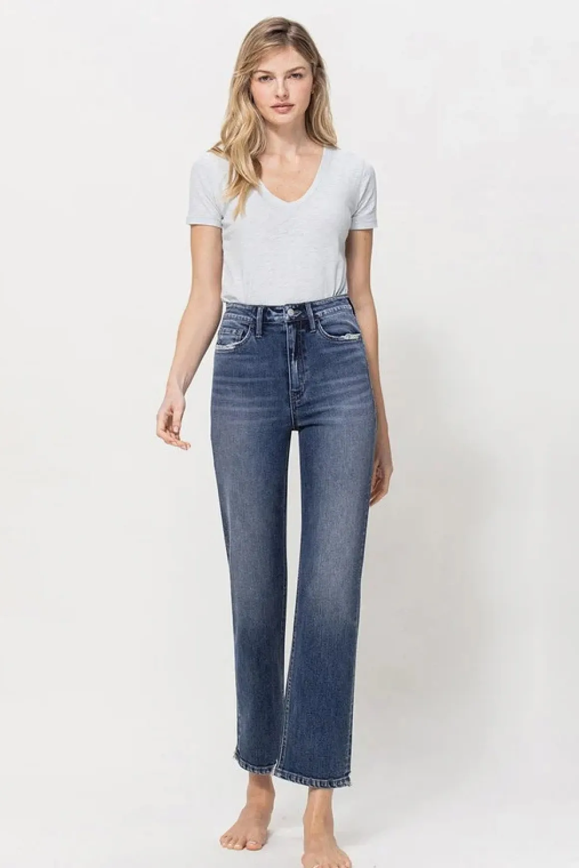 distressed_high_rise_ankl_2.webp Distressed High Rise Ankle Jeans *Online Only*
