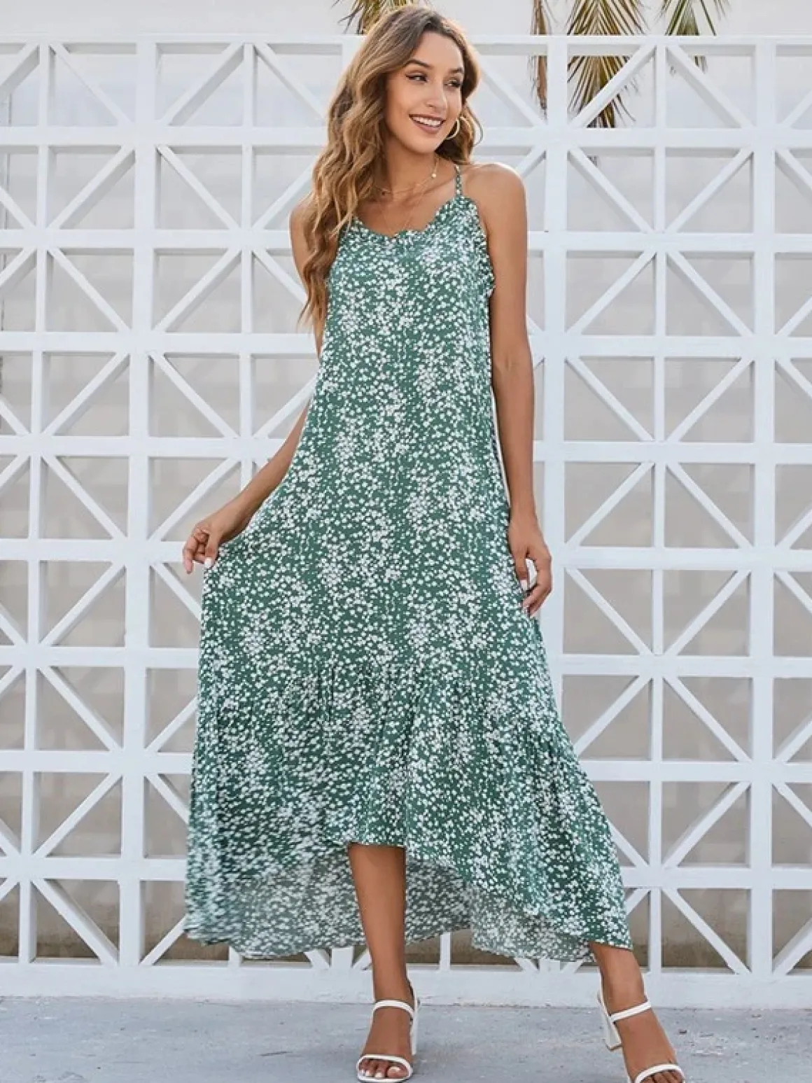 Ditsy Pattern Dress *Online Only*