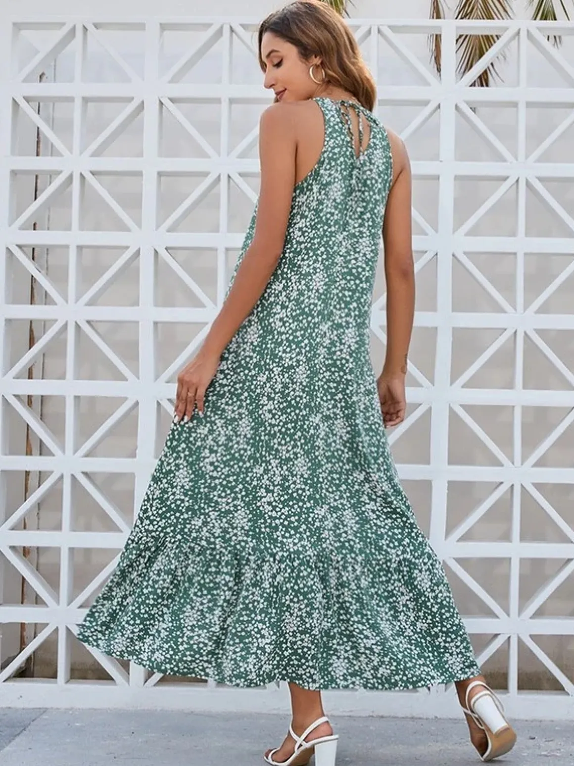 Ditsy Pattern Dress *Online Only*