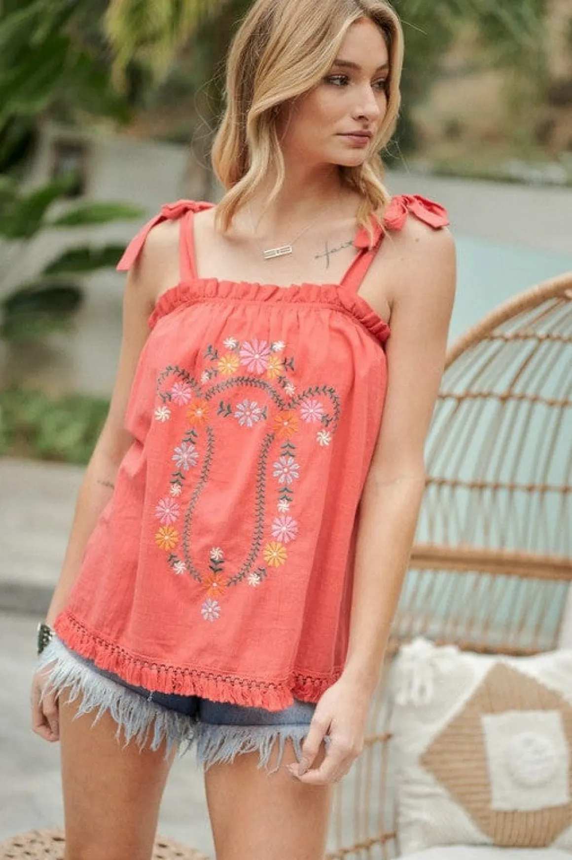 embroidered_sleeveless_ru_5.webp Embroidered Sleeveless Ruffle Tank Top *Online Only*