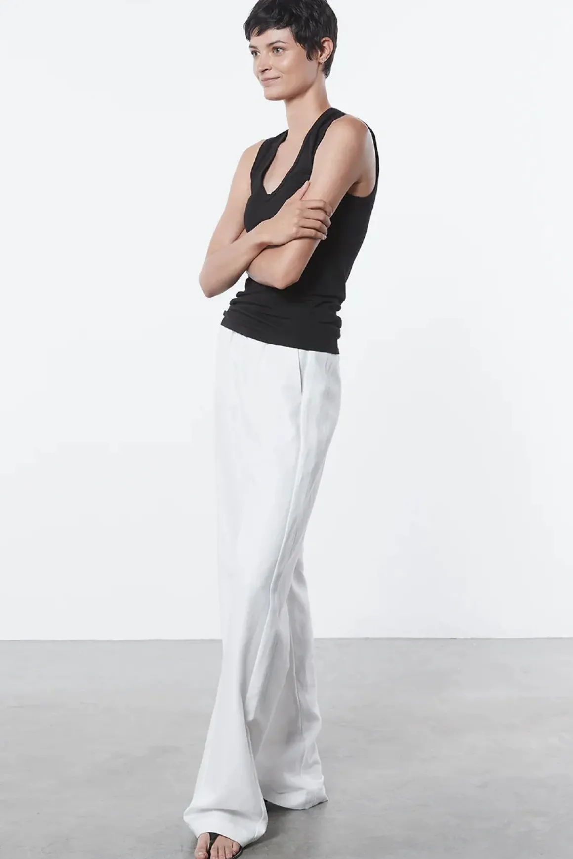 Enza Costa Essential Sleeveless U Tank