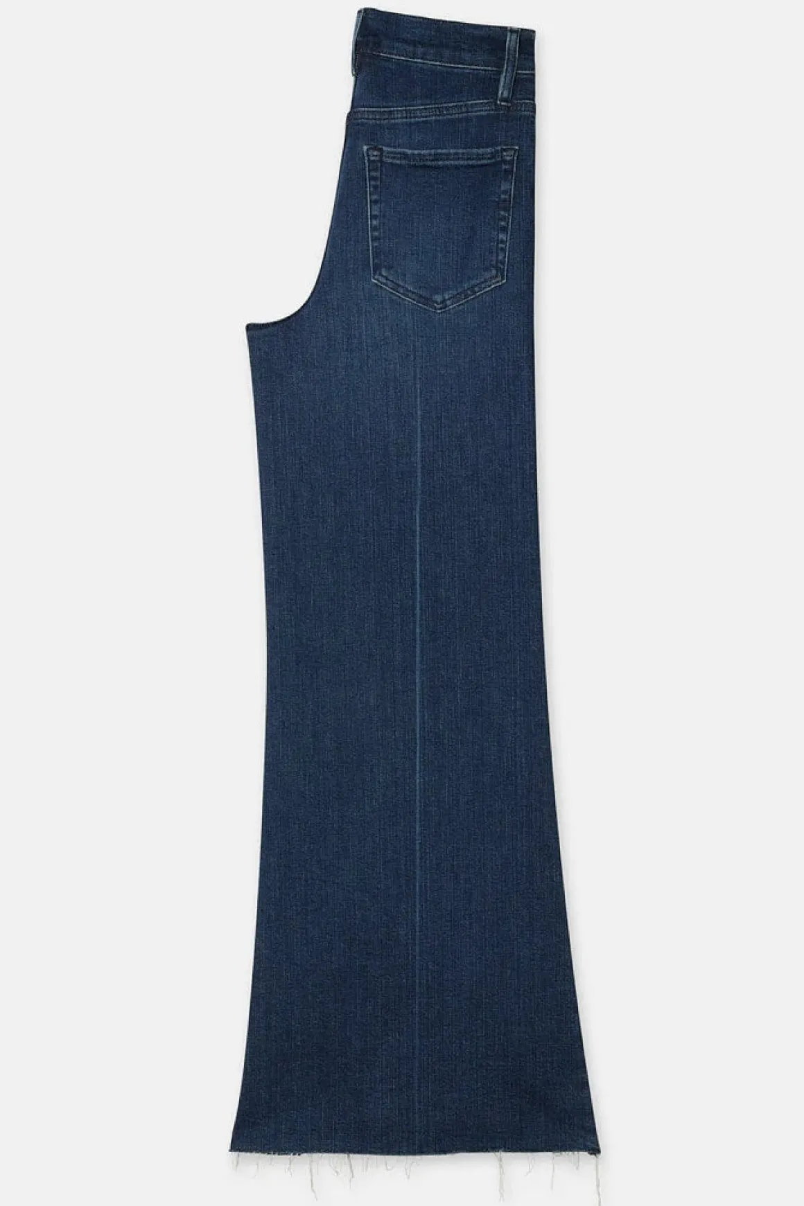 Frame Le Palazzo Crop Raw Fray Jeans