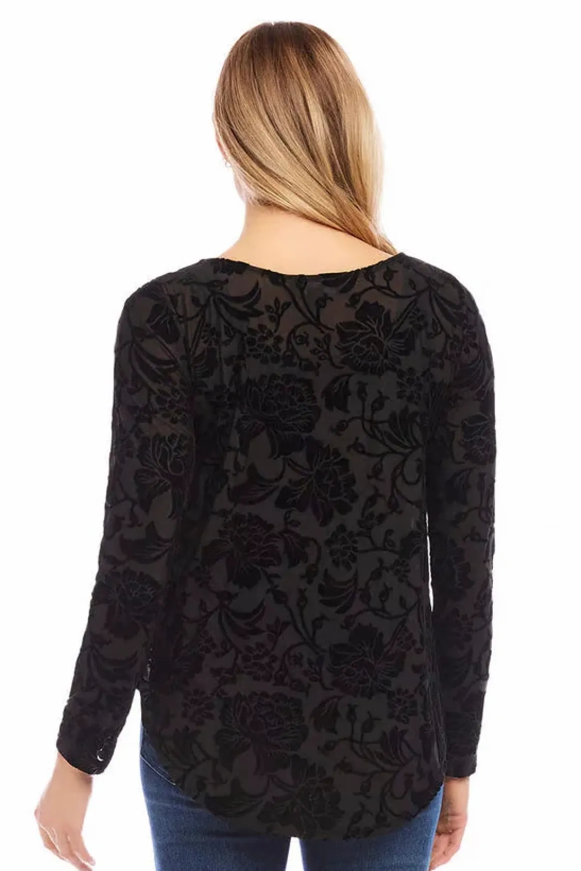 karen_kane_velvet_burnout_3.webp Karen Kane Velvet Burnout Top *FINAL SALE*