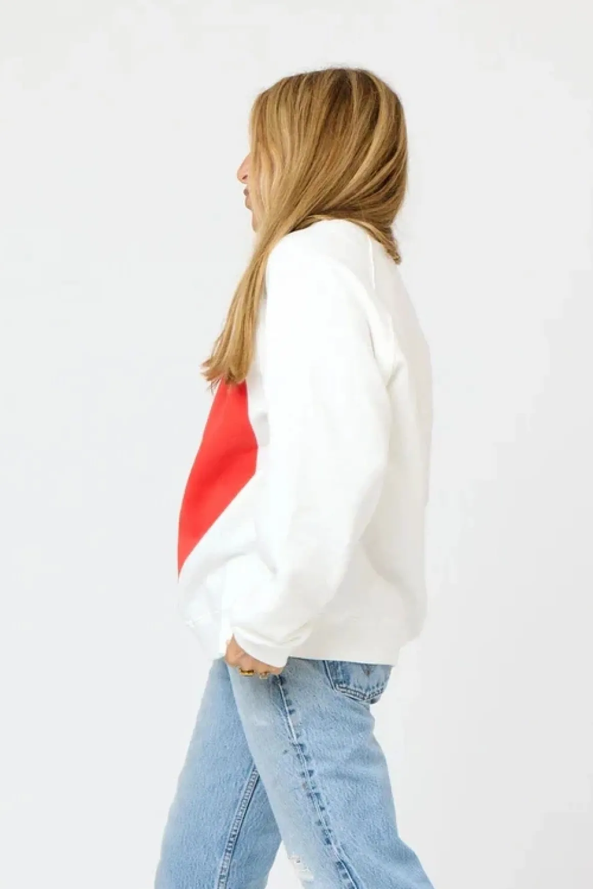 Kerri Rosenthal Benton Imperfect Heart Sweatshirt