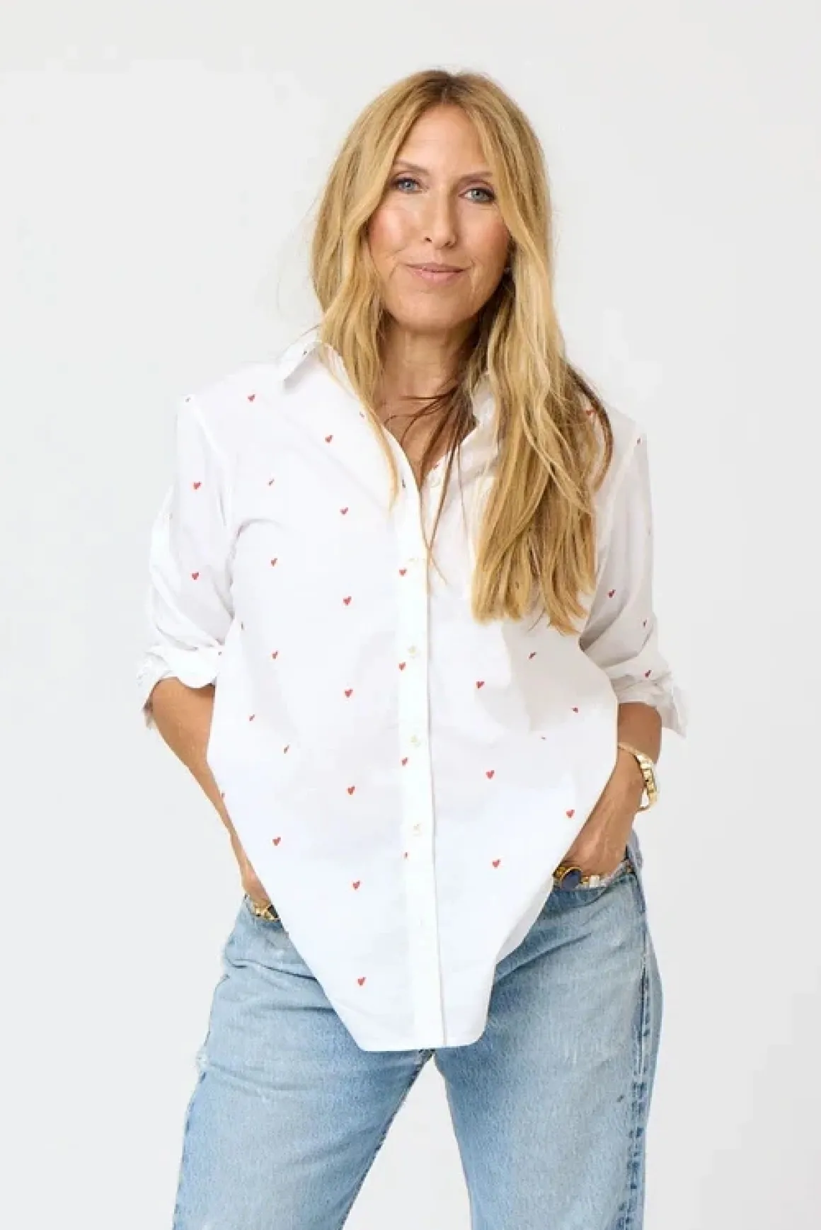 Kerri Rosenthal Mia Tiny Hearts Shirt
