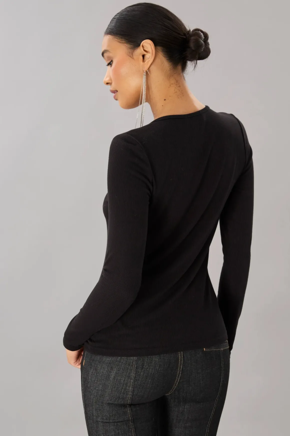 Lola & Sophie Rib Knit Wink Top