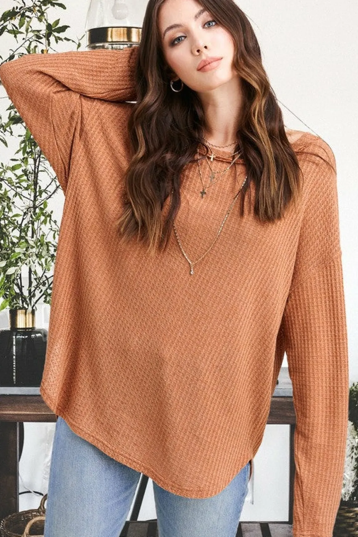long_sleeve_bree_waffle_t_14.webp Long Sleeve Bree Waffle Top *Online Only*