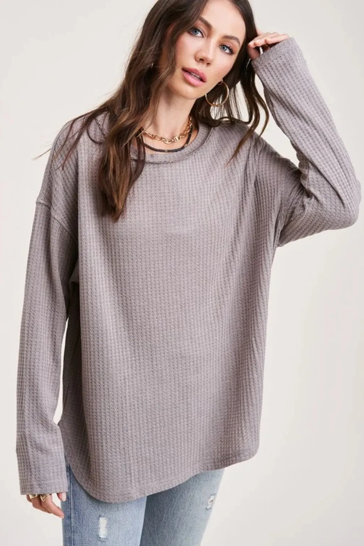 long_sleeve_bree_waffle_t_42.webp Long Sleeve Bree Waffle Top *Online Only*
