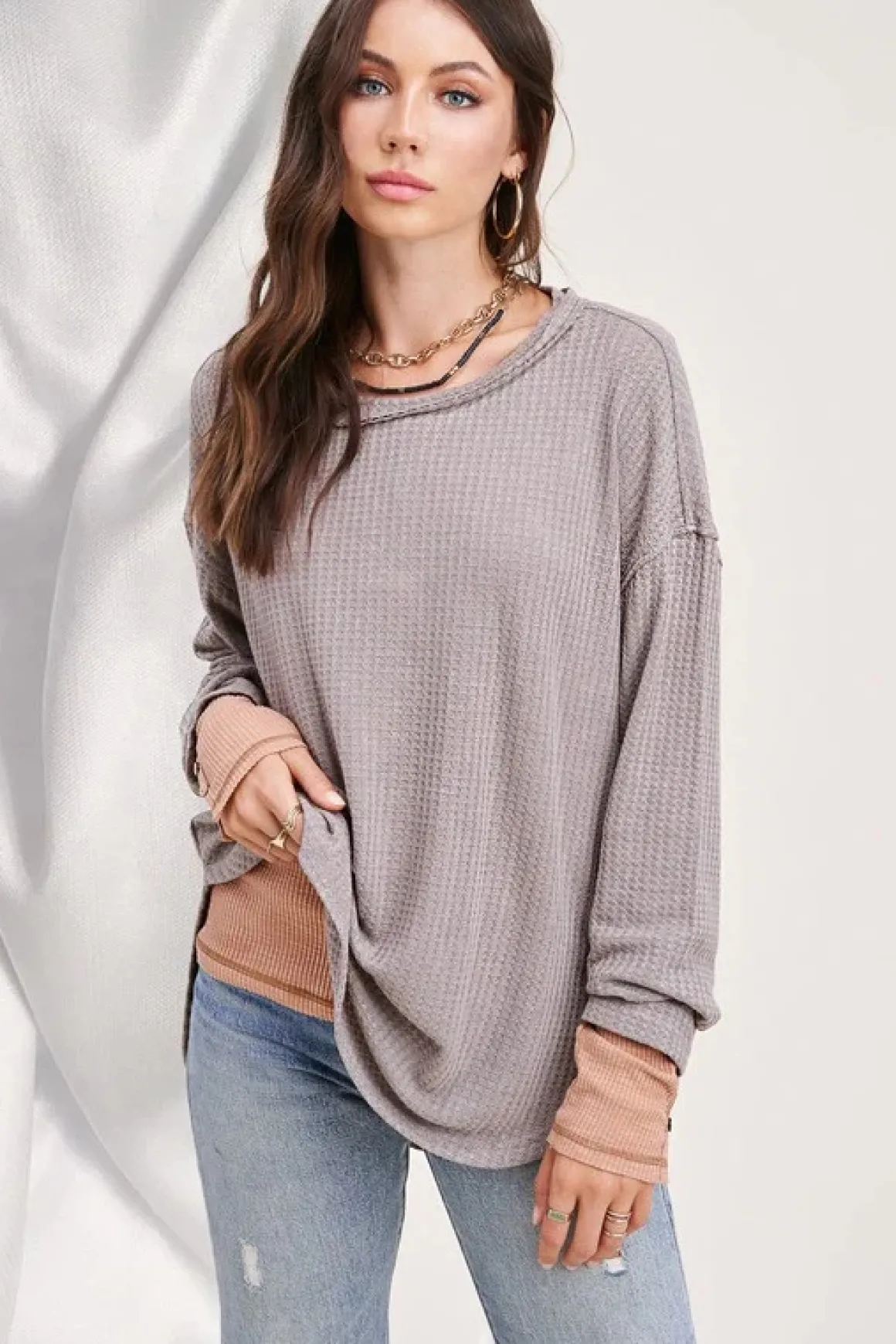 long_sleeve_bree_waffle_t_43.webp Long Sleeve Bree Waffle Top *Online Only*