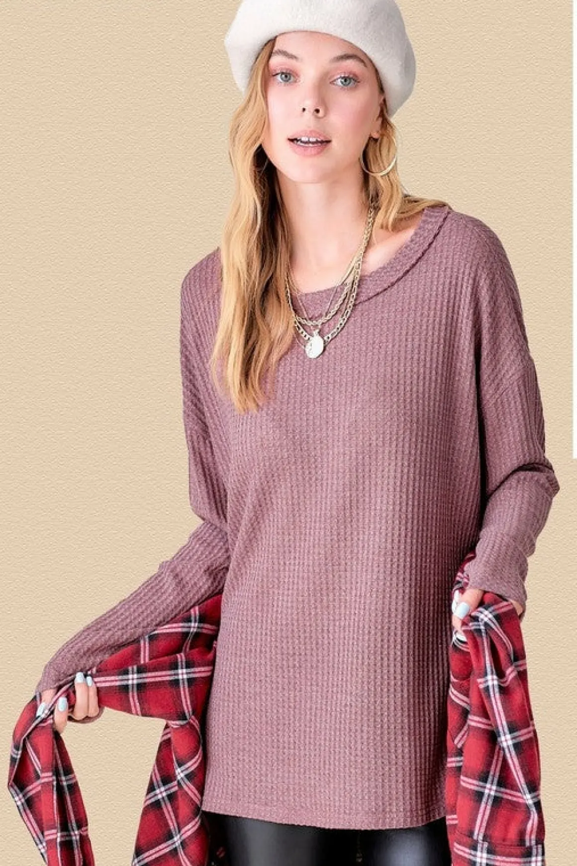 long_sleeve_bree_waffle_t_9.webp Long Sleeve Bree Waffle Top *Online Only*