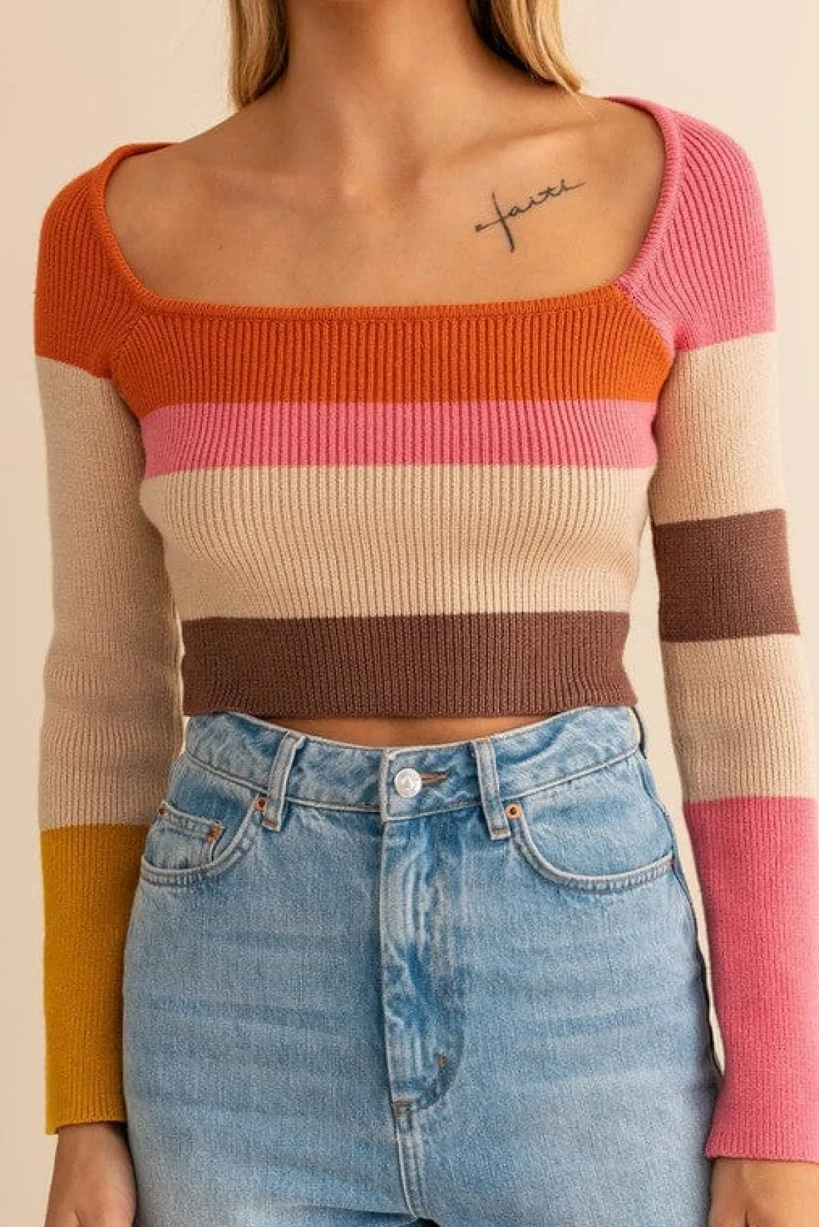 long_sleeve_color_block_s_5.webp Long Sleeve Color Block Stripe Knit Top *Online Only*