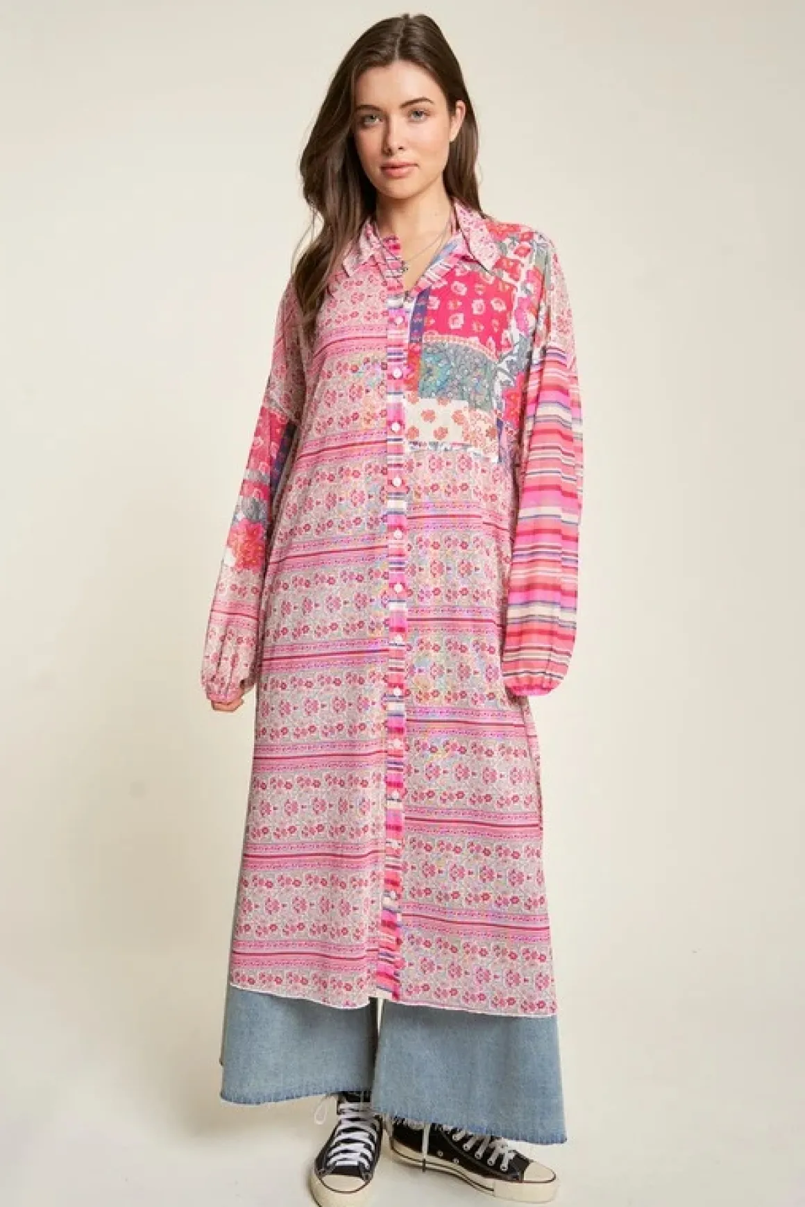 mesh_print_mix_matched_bu_8.webp Mesh Print Mix Matched Button Front Cover Up *Online Only*