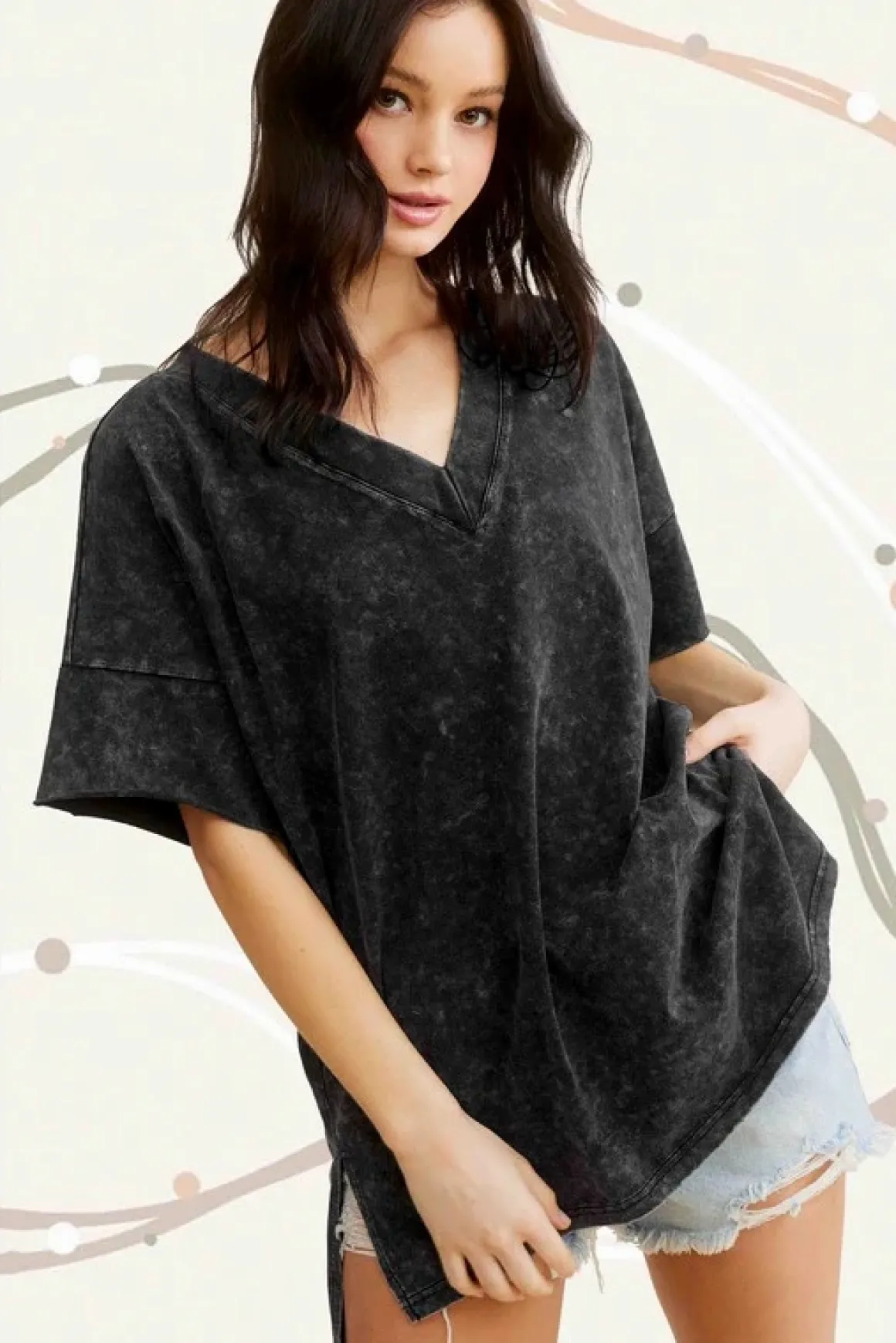 mineral_washed_oversized__3.webp Mineral Washed Oversized Short Sleeve T-Shirt *Online Only*