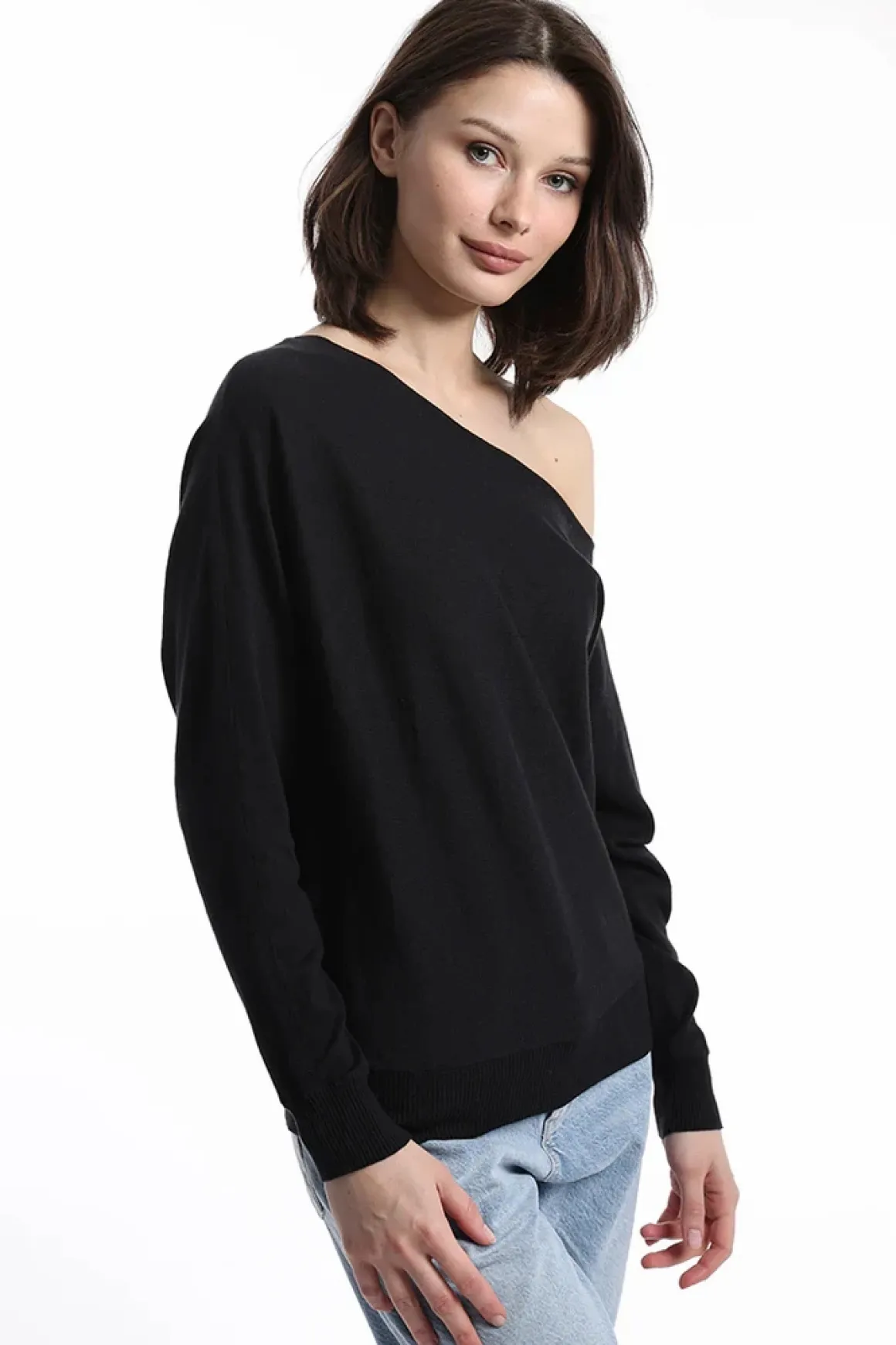 Minnie Rose Cold Shoulder Top
