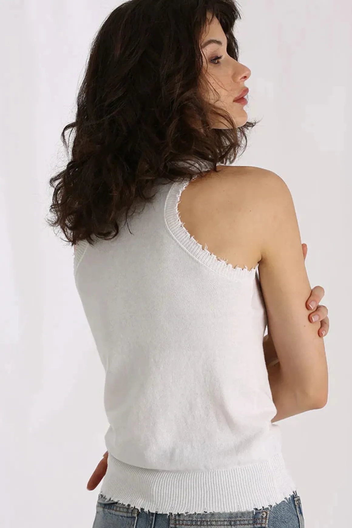 minnie_rose_cotton_cashme_4.webp Minnie Rose Cotton Cashmere Frayed Tank