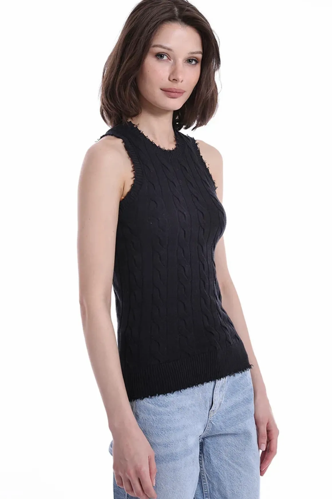 minnie_rose_frayed_cable__1.webp Minnie Rose Frayed Cable Tank