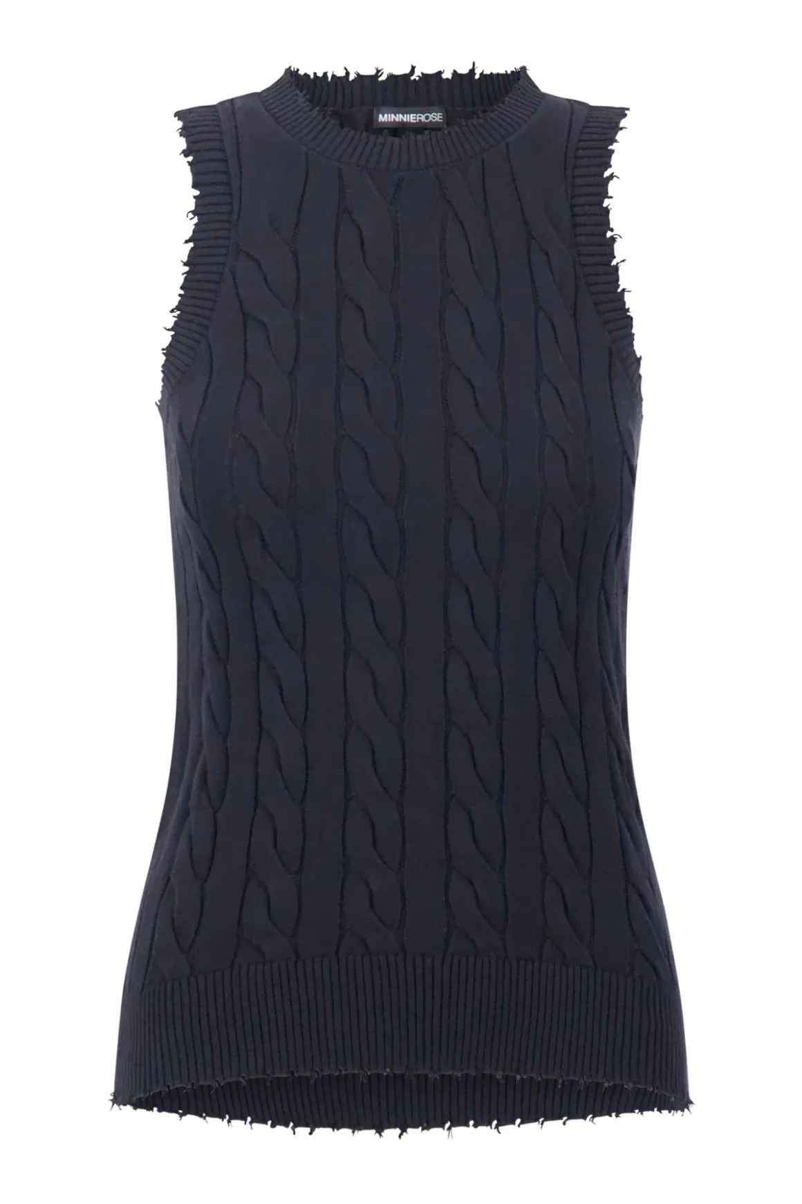 minnie_rose_frayed_cable__3.webp Minnie Rose Frayed Cable Tank