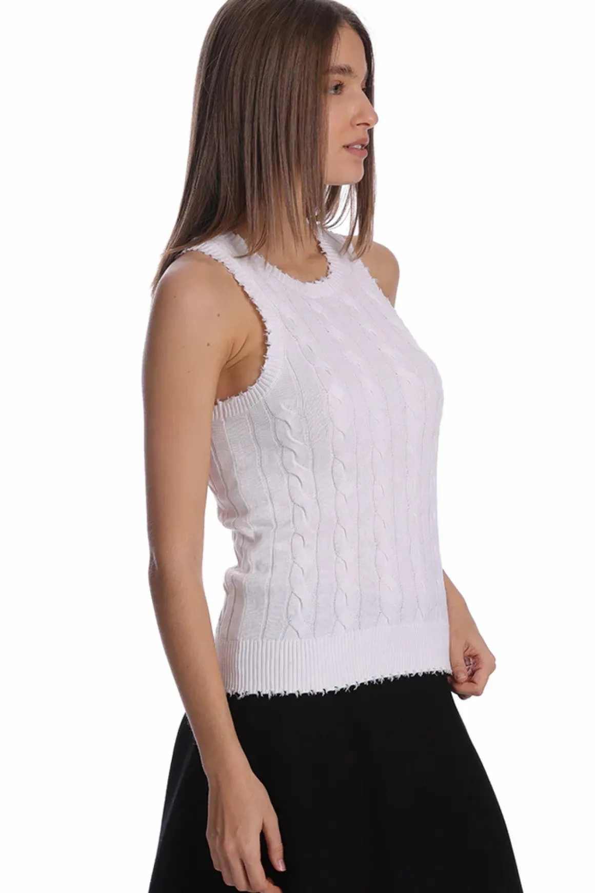 minnie_rose_frayed_cable__5.webp Minnie Rose Frayed Cable Tank