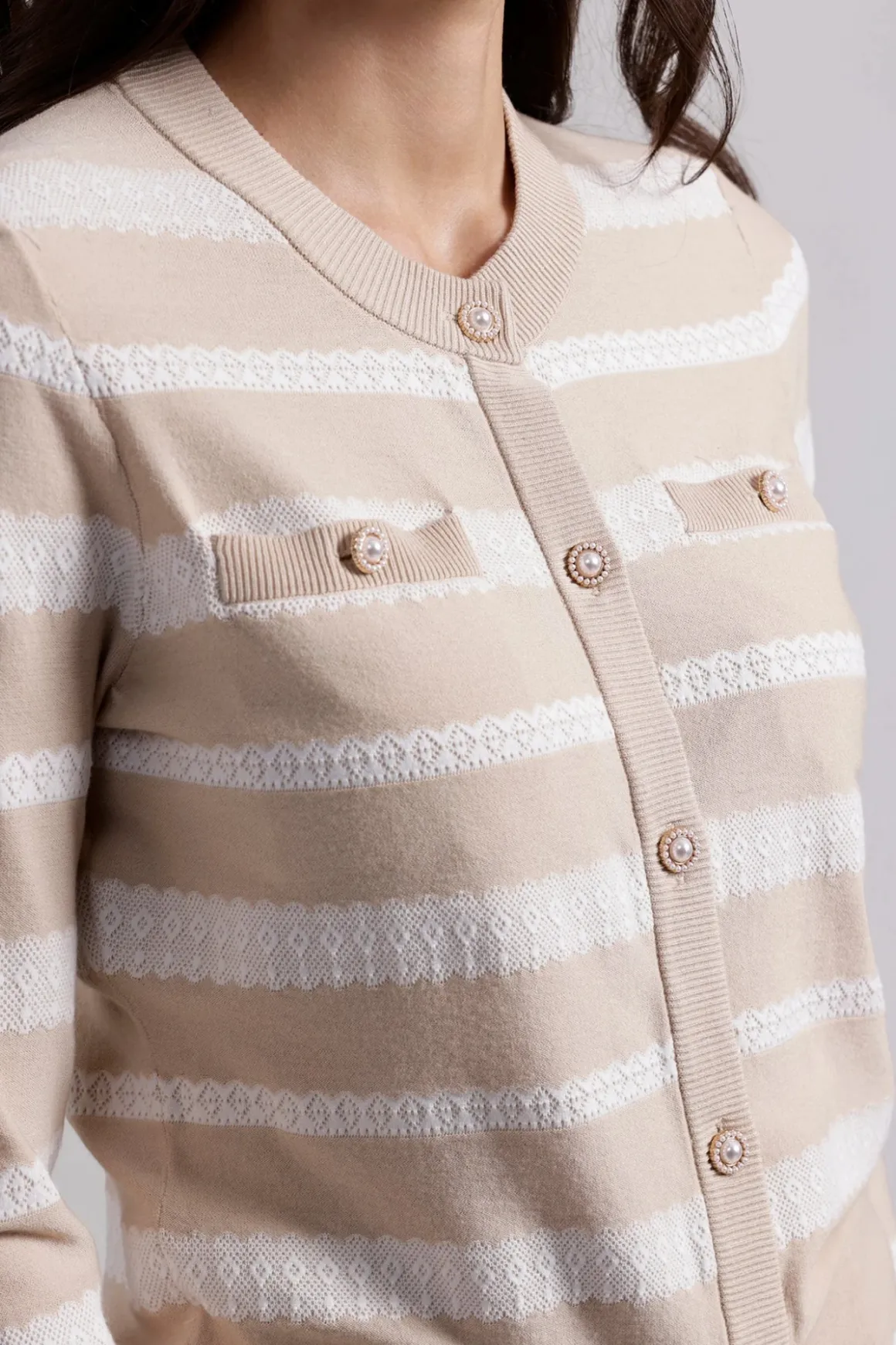 minnie_rose_lace_striped__1.webp Minnie Rose Lace Striped Cardigan