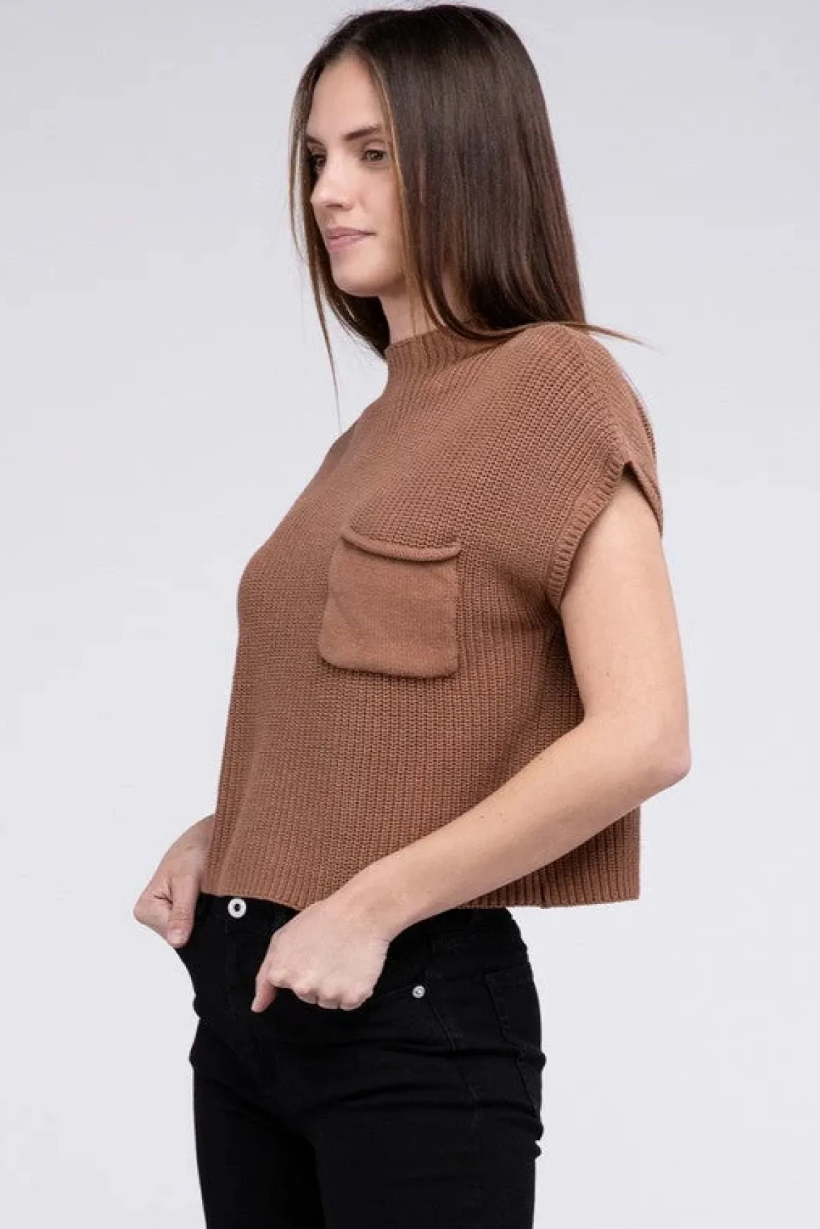 mock_neck_short_sleeve_cr_30.webp Mock Neck Short Sleeve Cropped Sweater *Online Only*