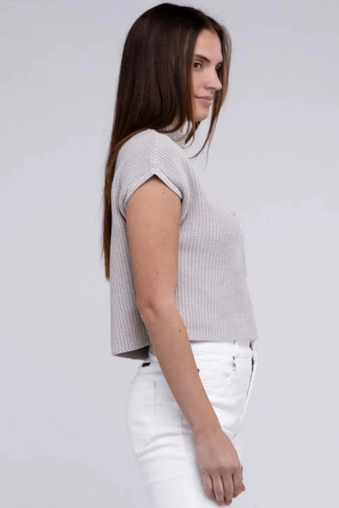 mock_neck_short_sleeve_cr_45.webp Mock Neck Short Sleeve Cropped Sweater *Online Only*
