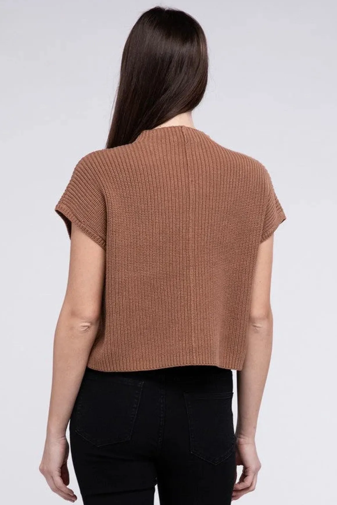 mock_neck_short_sleeve_cr_51.webp Mock Neck Short Sleeve Cropped Sweater *Online Only*
