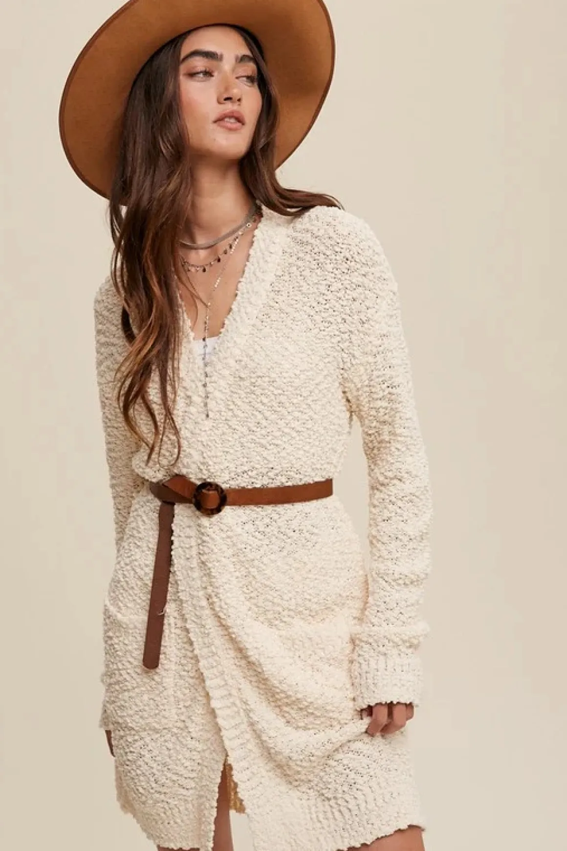 Relaxed Popcorn Cardi *Online Only*