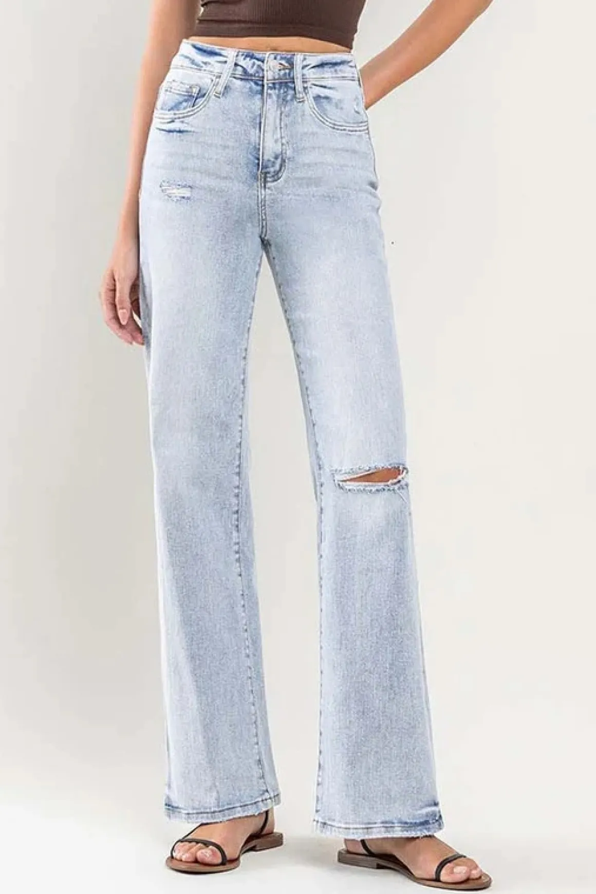 90s Vintage Super High Rise Flare Jeans *Online Only*