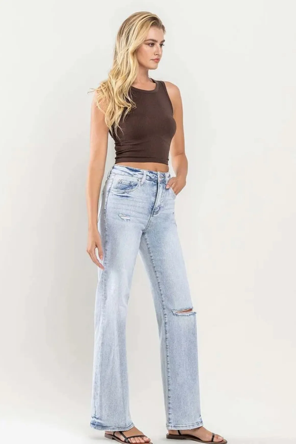 s_vintage_super_high_rise_5.webp 90s Vintage Super High Rise Flare Jeans *Online Only*