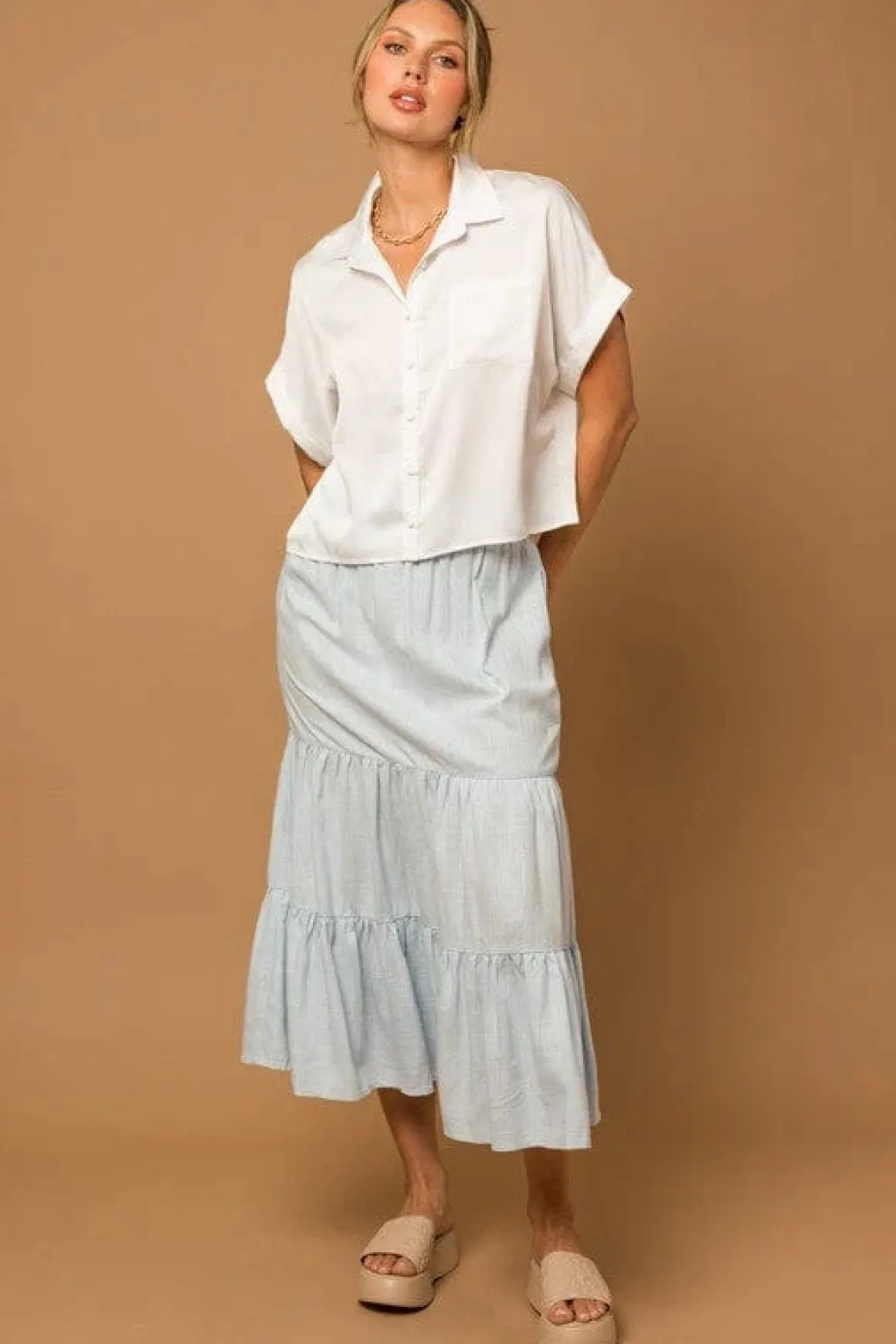 satin_boxy_button_down_bl_2.webp Satin Boxy Button Down Blouse *Online Only*