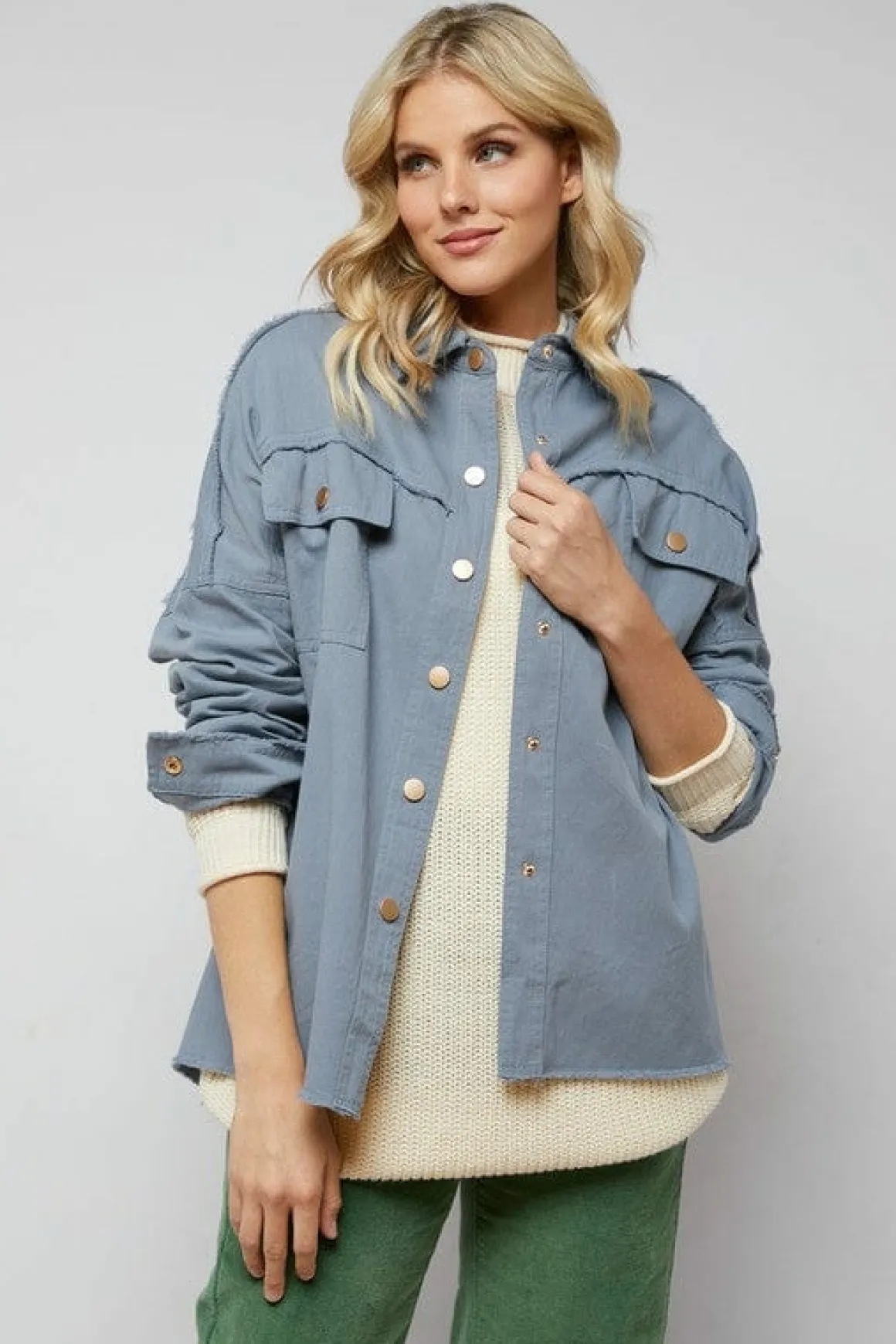 sequin_long_sleeve_button_5.webp Sequin Long Sleeve Button Down Jacket *Online Only*