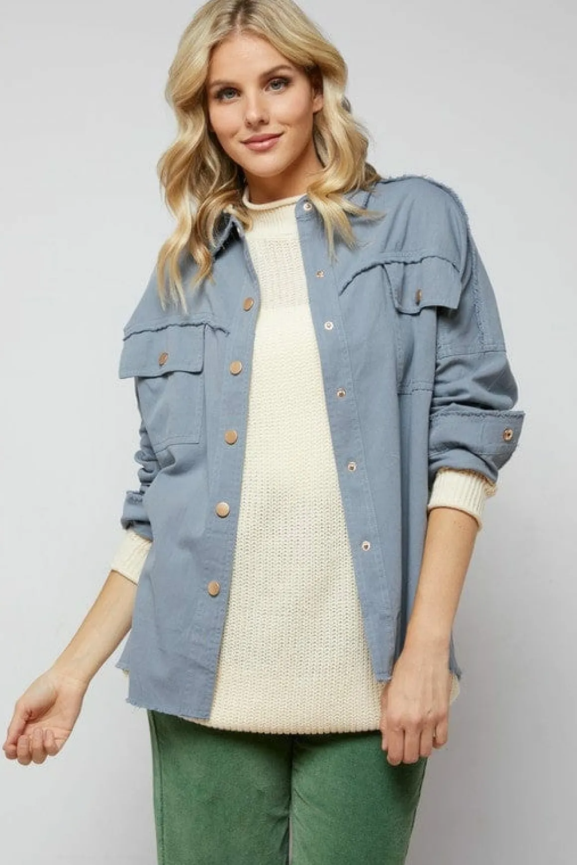 sequin_long_sleeve_button_7.webp Sequin Long Sleeve Button Down Jacket *Online Only*