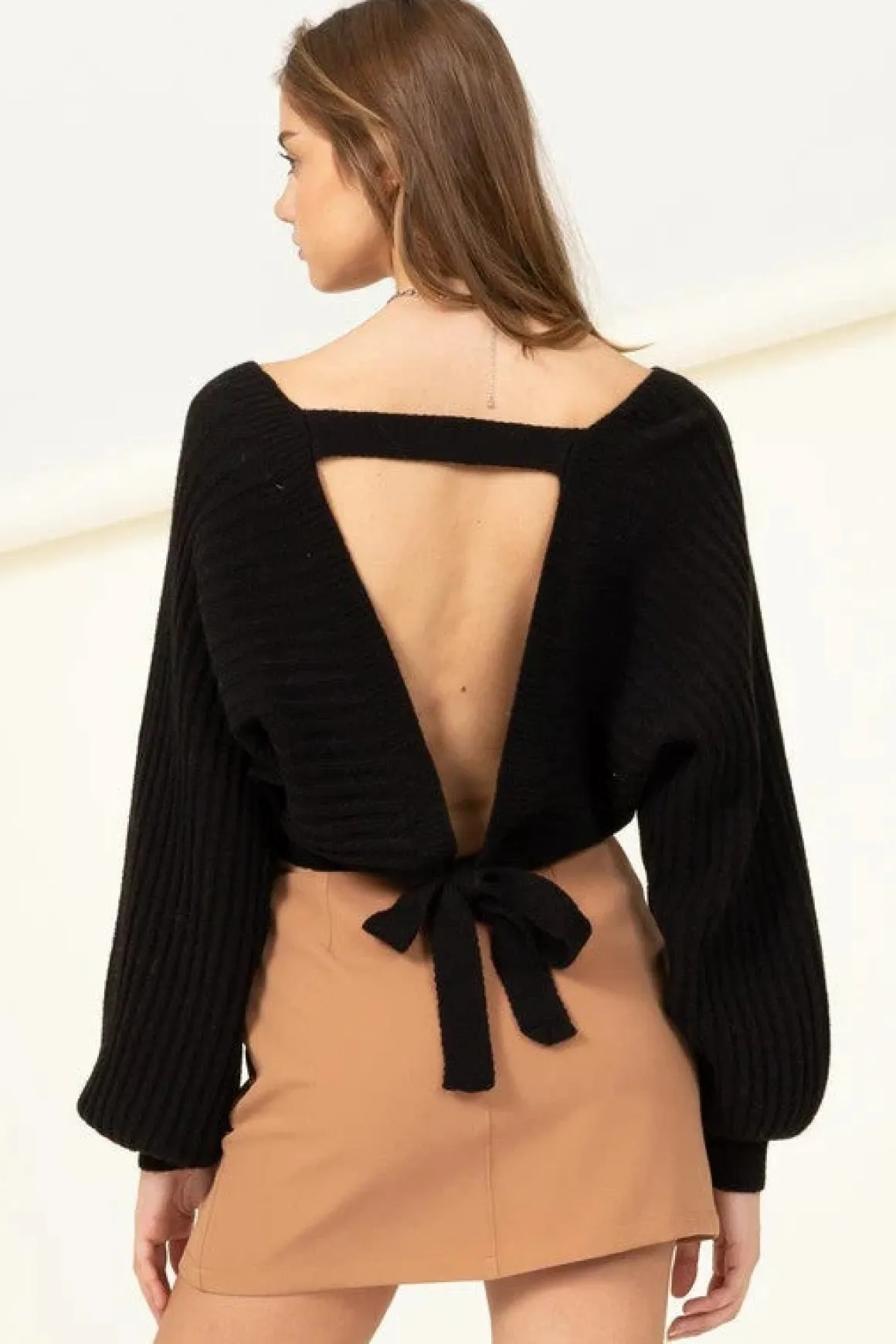 simply_stunning_tieback_c_9.webp Simply Stunning Tie-Back Cropped Sweater Top *Online Only*