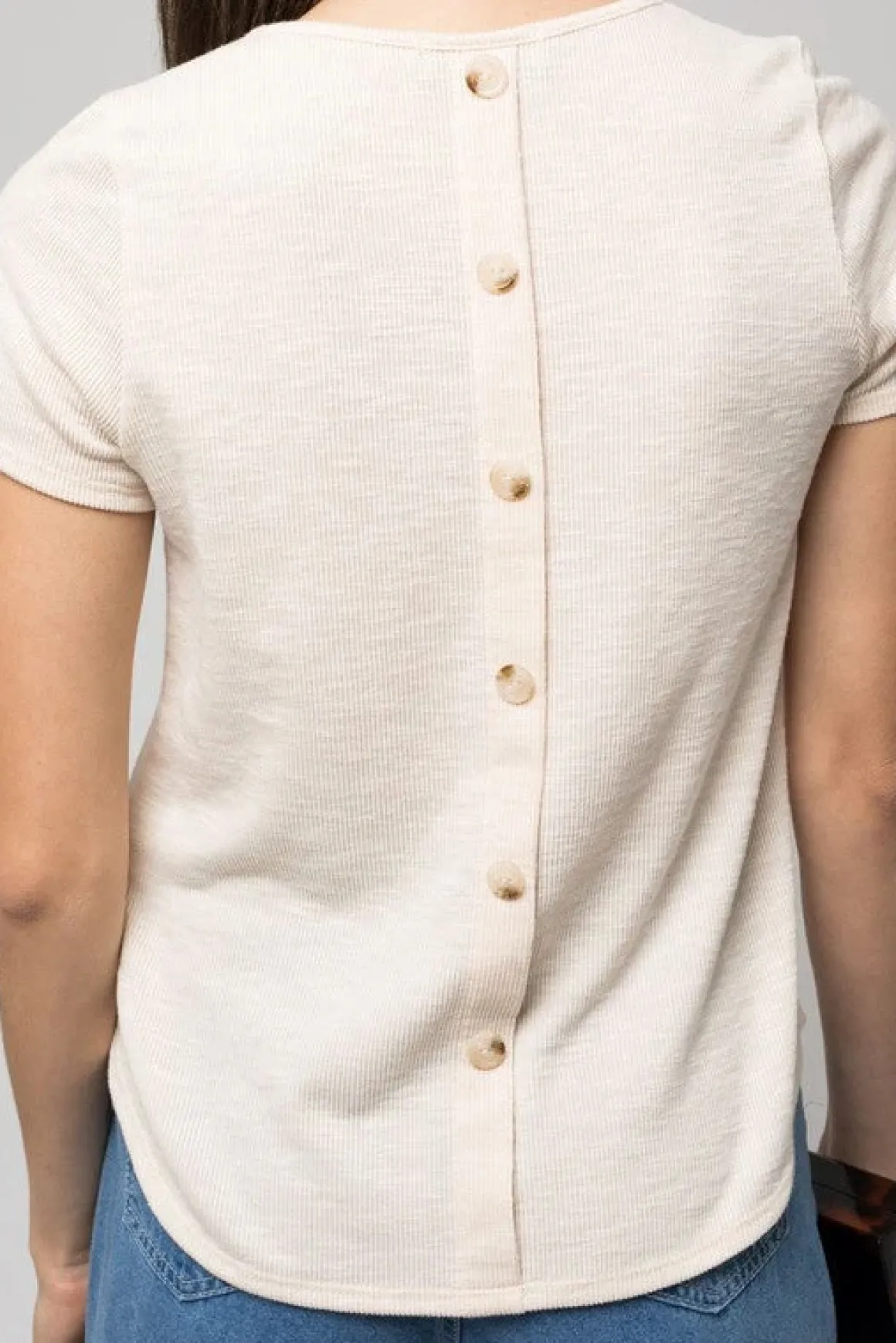 ss_back_button_down_rib_t_1.webp S/S Back Button Down Rib Top * Online Only*