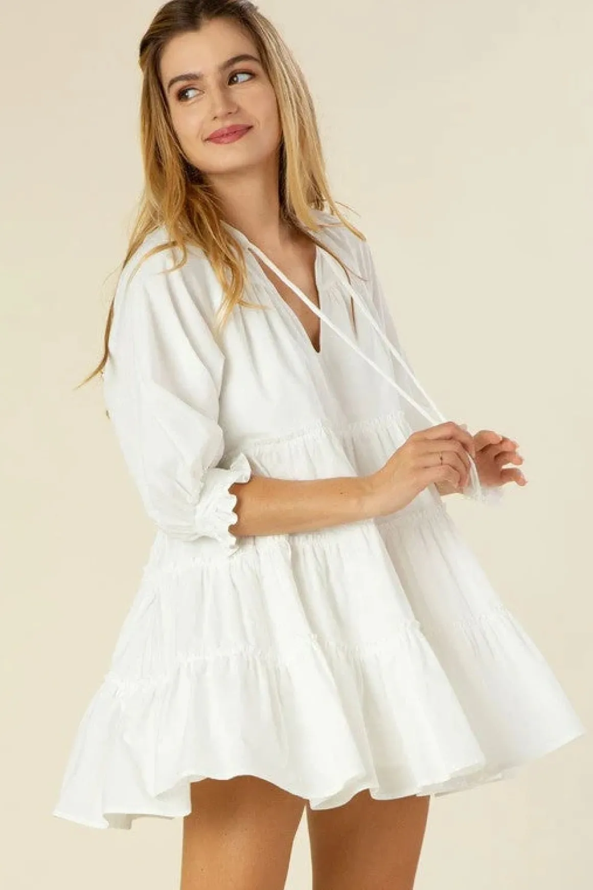 tiered_mini_dress_with_ta_17.webp Tiered mini dress with tassel *Online Only*